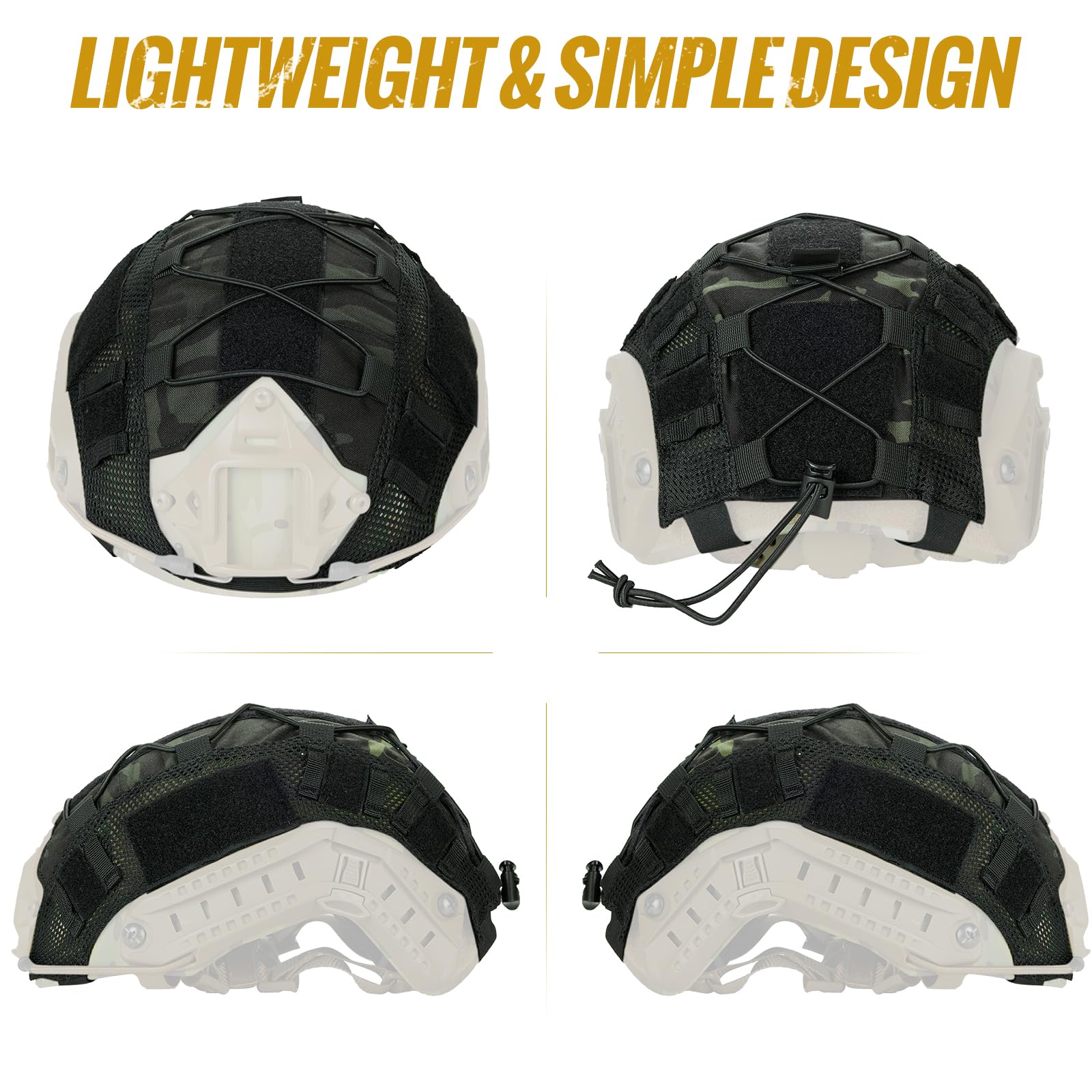 Amazon.co.jp: OneTigris ヘルメットカバー、Ops-Core Fast PJ